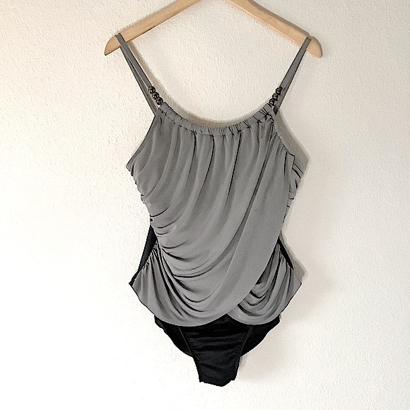 Magicsuit Swim Magicsuit Lisa Drapedfront Underwire Onepiece